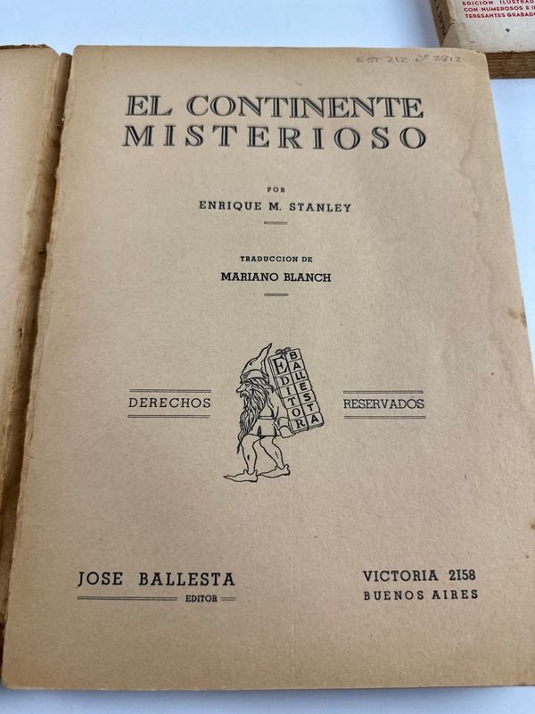 Libro de viajes y aventuras: El continente misterioso en dos tomos - imagen 4