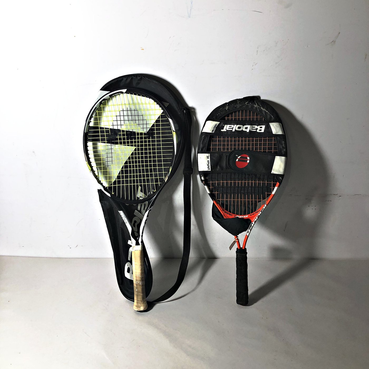 Dos Raquetas de Tenis Babolat y Head