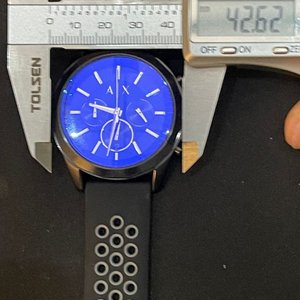 Reloj Armani Exchange AX2613 Cronógrafo Esfera Azul Caja Negra Hombre - imagen 4