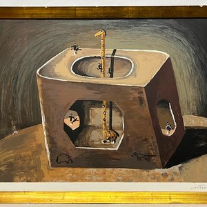 Serigrafía "Sin Título" de Ignacio Iturria, Edición 83/190 (50x70 cm) - imagen 2