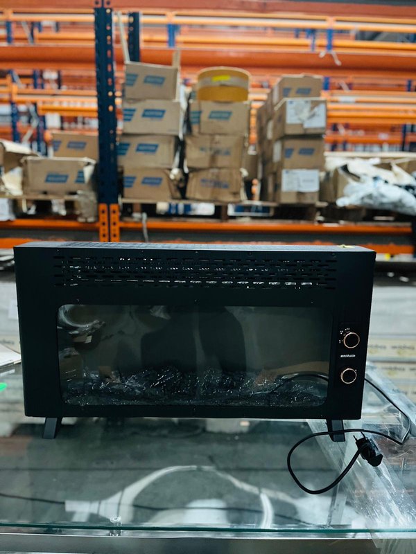 Estufa Halógena Eléctrica con Efecto Fuego - imagen 1