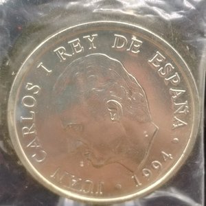 Moneda de Plata Española 2000 Pesetas "Asamblea FMI" 1994 - imagen 4