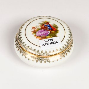 Dos Cajas Alhajeros: Limoges y Madera Decorada - imagen 5