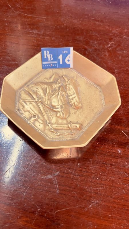 Bronce Cénicer con Caballo en Relieve - imagen 3