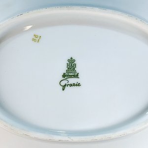 Conjunto Porcelana Bavaria "Grazie" Lechera, Azucarero y Dos Paneras Ovales - imagen 3