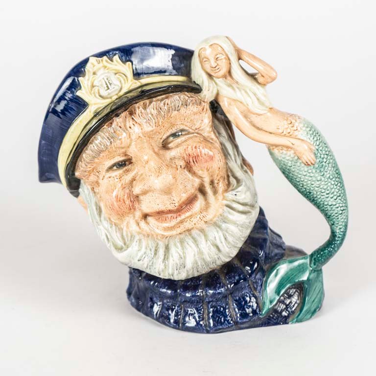 Lote siguiente: Jarra de porcelana Royal Doulton personaje 'Old Salt'