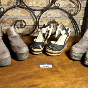 Lote de 5 Pares de Calzado Femenino: Sandalias y Zuecos de Plataforma - imagen 4