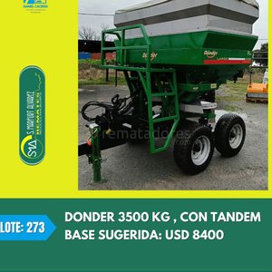 Lote anterior: Acoplado Tolva DÖNDER 3500 KG para Granos