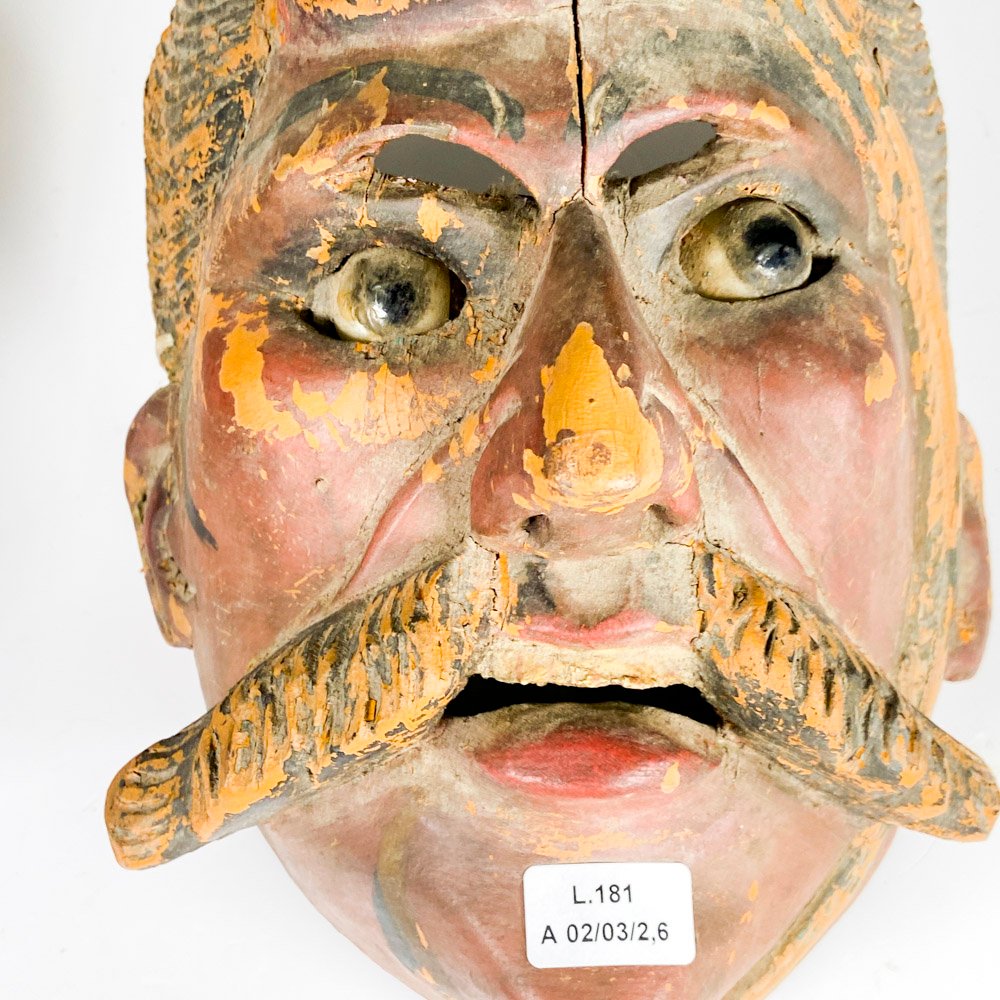 Máscaras de madera para danzas rituales guatemaltecas - imagen 4