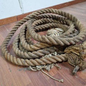 Tramo de Cuerda Gruesa de Sisal para Boliche o Decoración Rústica - imagen 3