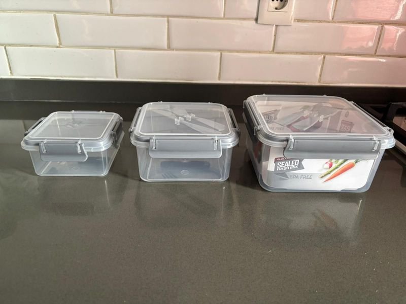 Tupperware para 3 Unidades con Capacidad de 2200 ml, 1200 ml y 550 ml - imagen 2