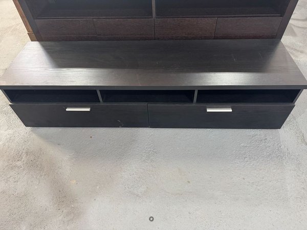 Mueble bajo para sala tipo Rack de TV con 2 estantes y 2 cajones - imagen 1