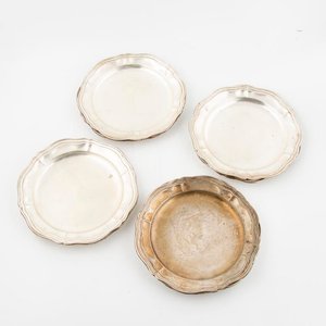 10 Platos para Pan de Plata 800 Antigua - imagen 3