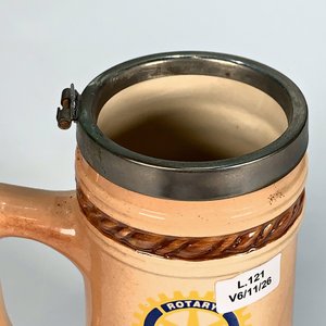 Jarra de Cerámica "Semana de la Cerveza de Paysandú" 1984 con Monograma Norteña - imagen 2