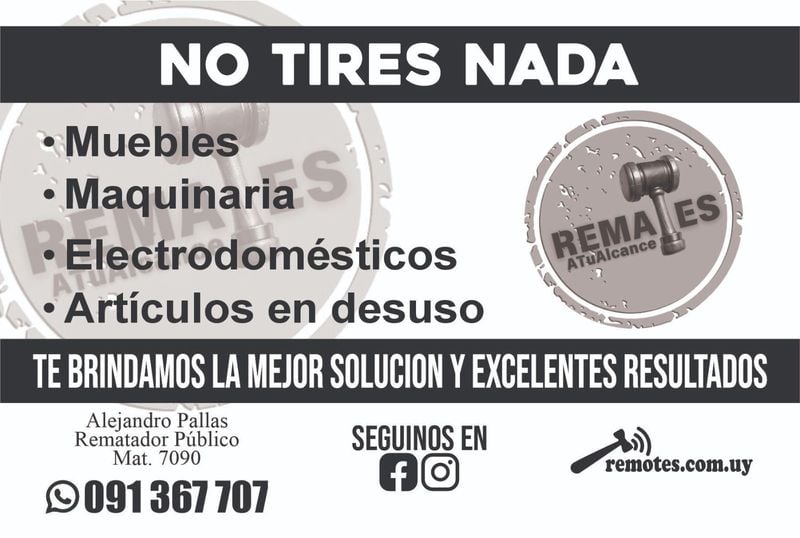 Extraordinario 1er REMATE del AÑO. Artículos de Bazar, Cocina, Jardinería, Ferretería, Pesca y MUCHO mas.