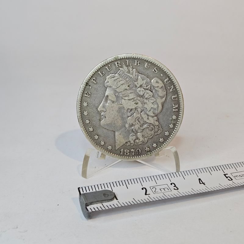 Moneda de plata Dolar Morgan de 1879 - imagen 2