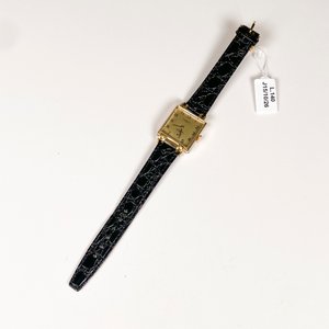 Reloj de Pulsera Hermes para Dama con Malla de Cuero Negra - imagen 2