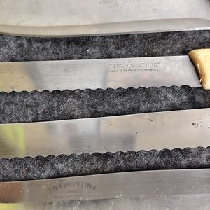 Lote de 9 Cuchillas Varias Tramontina y Otras Marcas - imagen 3