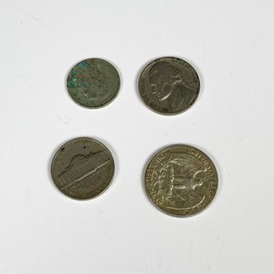 Cuatro Monedas de Plata de Estados Unidos - imagen 1