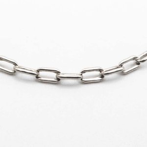 Lote siguiente: Cadena de Plata 925 con Eslabones Rectangulares - 56cm