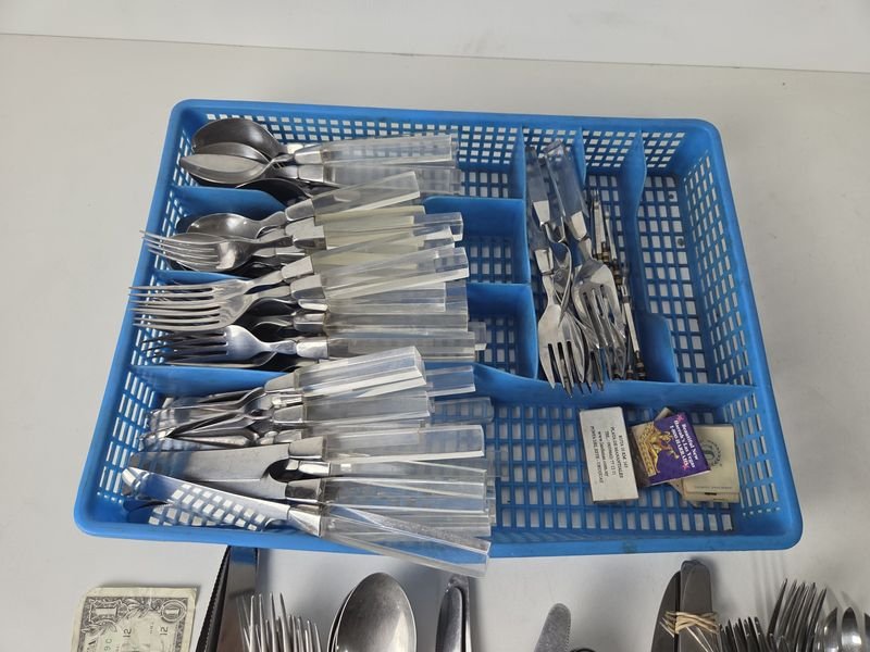Cubiertos de acrílico y acero inoxidable en venta - imagen 4