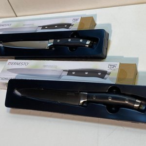 Par de Cuchillos para Carne Ernesto Acero Inoxidable Hoja 17 cm - imagen 5