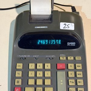 Calculadora Impresora Casio FR-2550 con Rollo de Papel - imagen 4