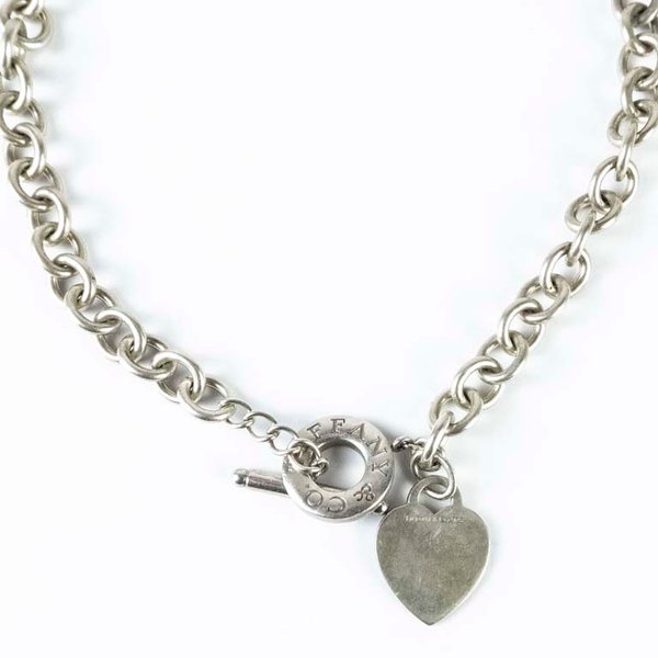 Gargantilla Tiffany & Co. de Plata con Dije Corazón