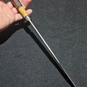 Cuchillo Panian de Cocina o Carnicero, Hoja de 21cm, Mango de Madera y Hueso - imagen 7