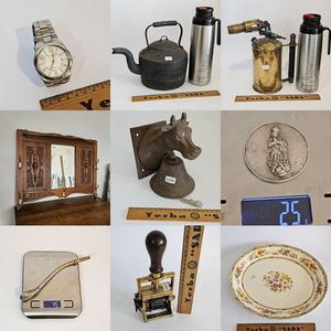 89 LOTES DE ANTIGUEDADES, MUEBLES Y COLECCIONABLES