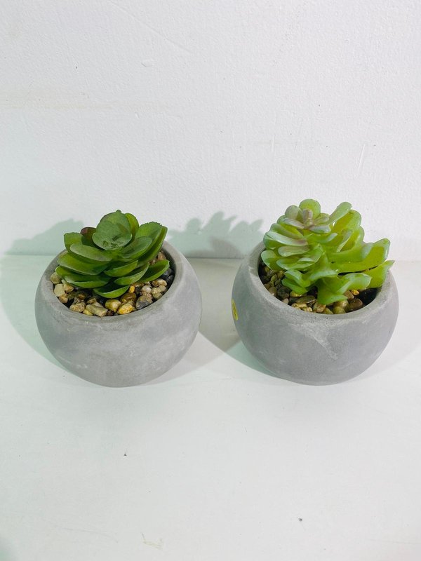 Lotes de macetas con plantas artificiales - imagen 2