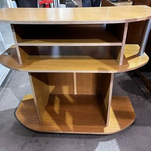Mueble Auxiliar para TV o Rack de Madera Claro - imagen 2