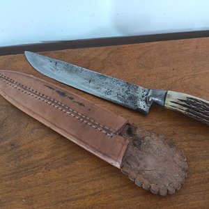 Cuchilla Artesanal de 25 cm con Vaina de Cuero - imagen 3