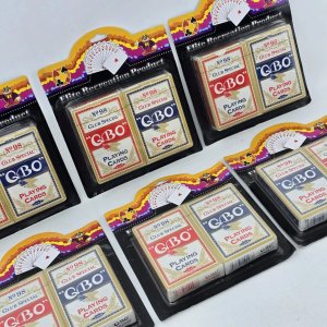 Set de 6 Mazos de Cartas para Poker "QBO" Elite Recreation Product - imagen 1