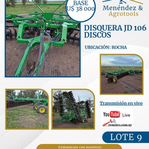 Disquera John Deere 106 Discos - imagen 1