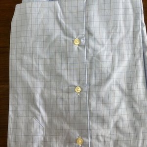 Camisa A-Crew Celeste Cuadros Talle XXL Nueva - imagen 2