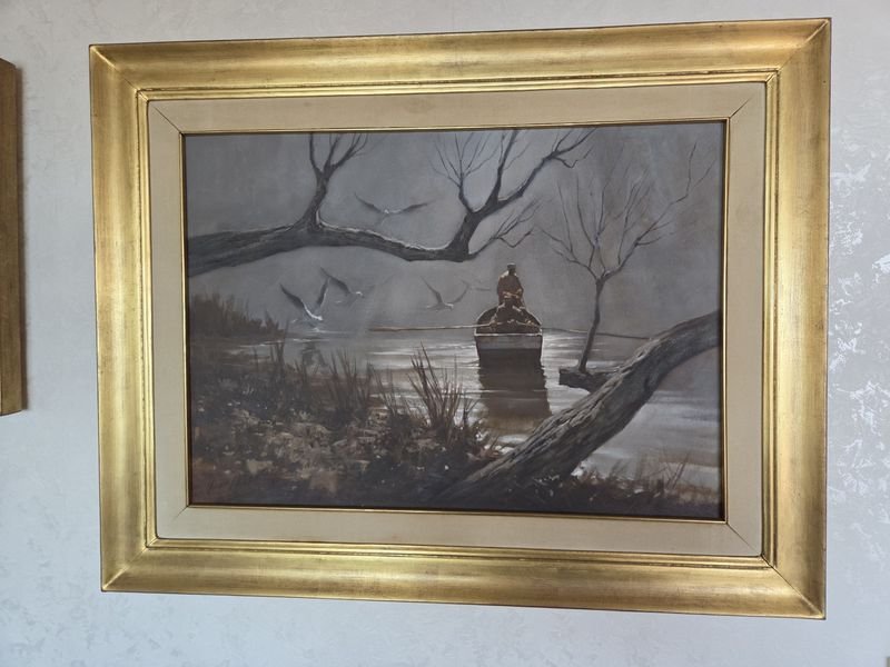 Lote siguiente: Óleo del artista Juan Montans