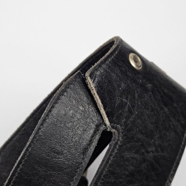 Cinturón de balas de cuero negro - imagen 3