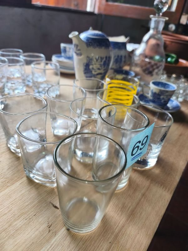 Lote de 10 Vasos de Vidrio