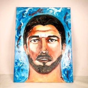 Cuadro al Óleo de Luis Suárez, 80x60 cm - imagen 2