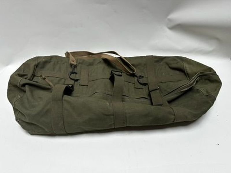 Bolso Militar Grande de Lona Resistente con 3 Alforjas