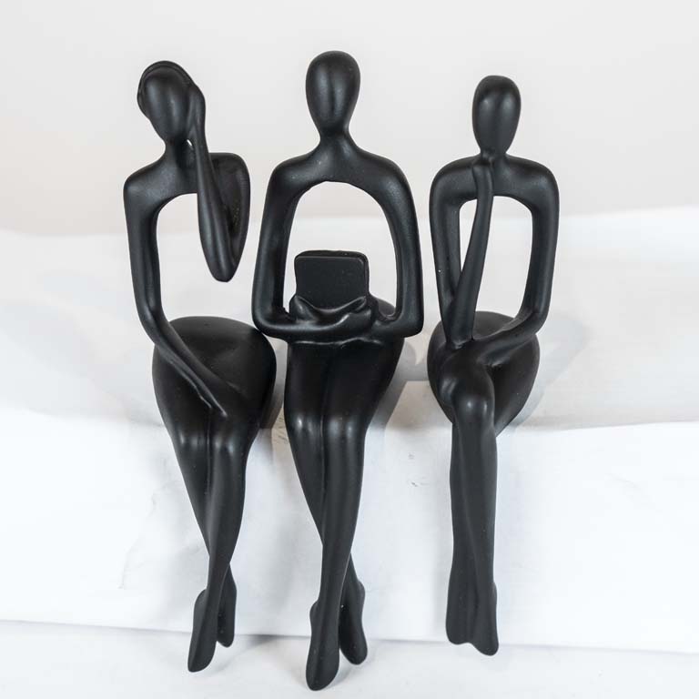 Lote anterior: 3 Figuras de resina  - Medidas: 15cm 