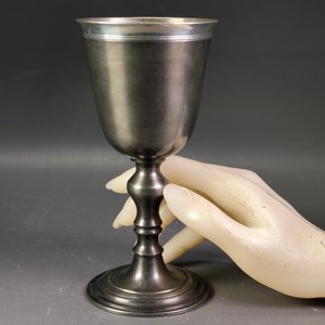 Juego de 4 Copas Vintage de Peltre "Minas Gerais" - 16cm Alto - imagen 12