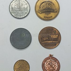 Lote de 4 medallas conmemorativas y coleccionables - imagen 2