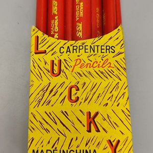 Caja de 12 Lápices de Carpintero Marca Lucky - imagen 2