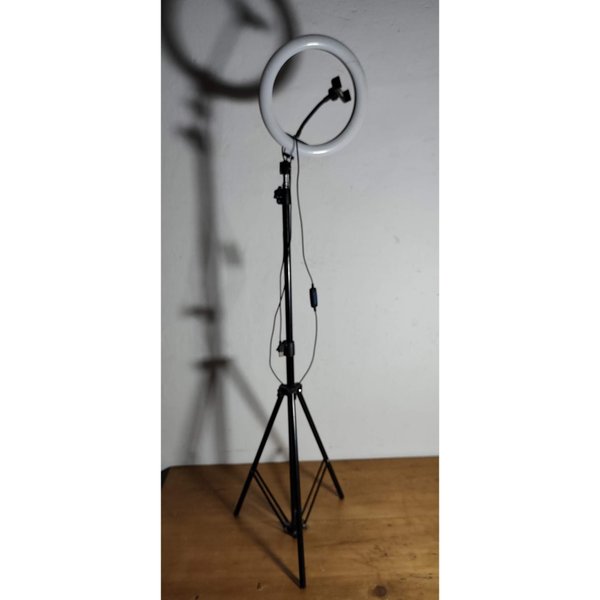 Aro de Luz LED con Soporte para Celular y Trípode