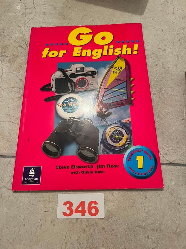 Libros de Inglés Go for English! Students' Book 1 y Activity Book