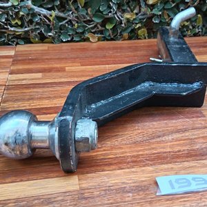 Brazo de Enganche Cromado para Tráiler - Largo 38 Cm - imagen 3