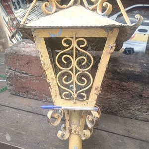 Farol Antiguo Colonial de Jardín Estilo Rústico - imagen 3