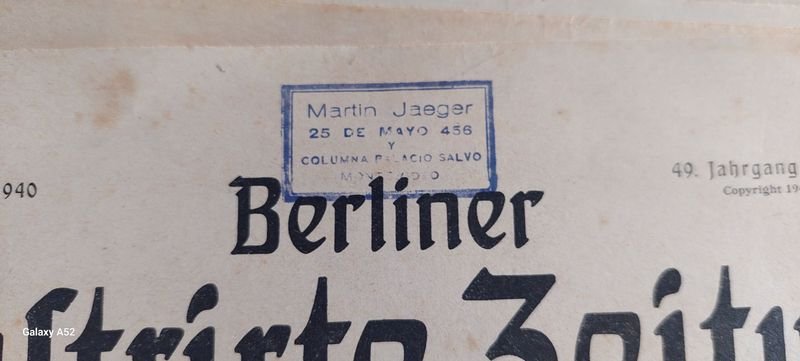 Diario alemán antiguo del año 1940 - imagen 9